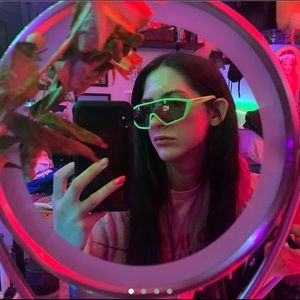 NWOT Prada lime green sunglasses linea rossa new